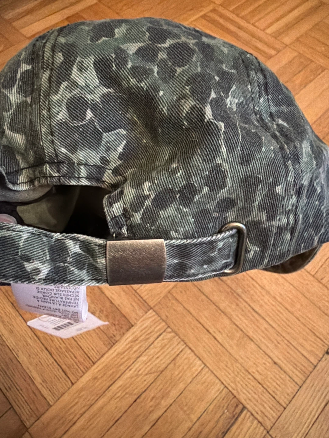 ANTHROPOLOGIE Camouflage Leopard Print Baseball Cap (NEW) - photo 3