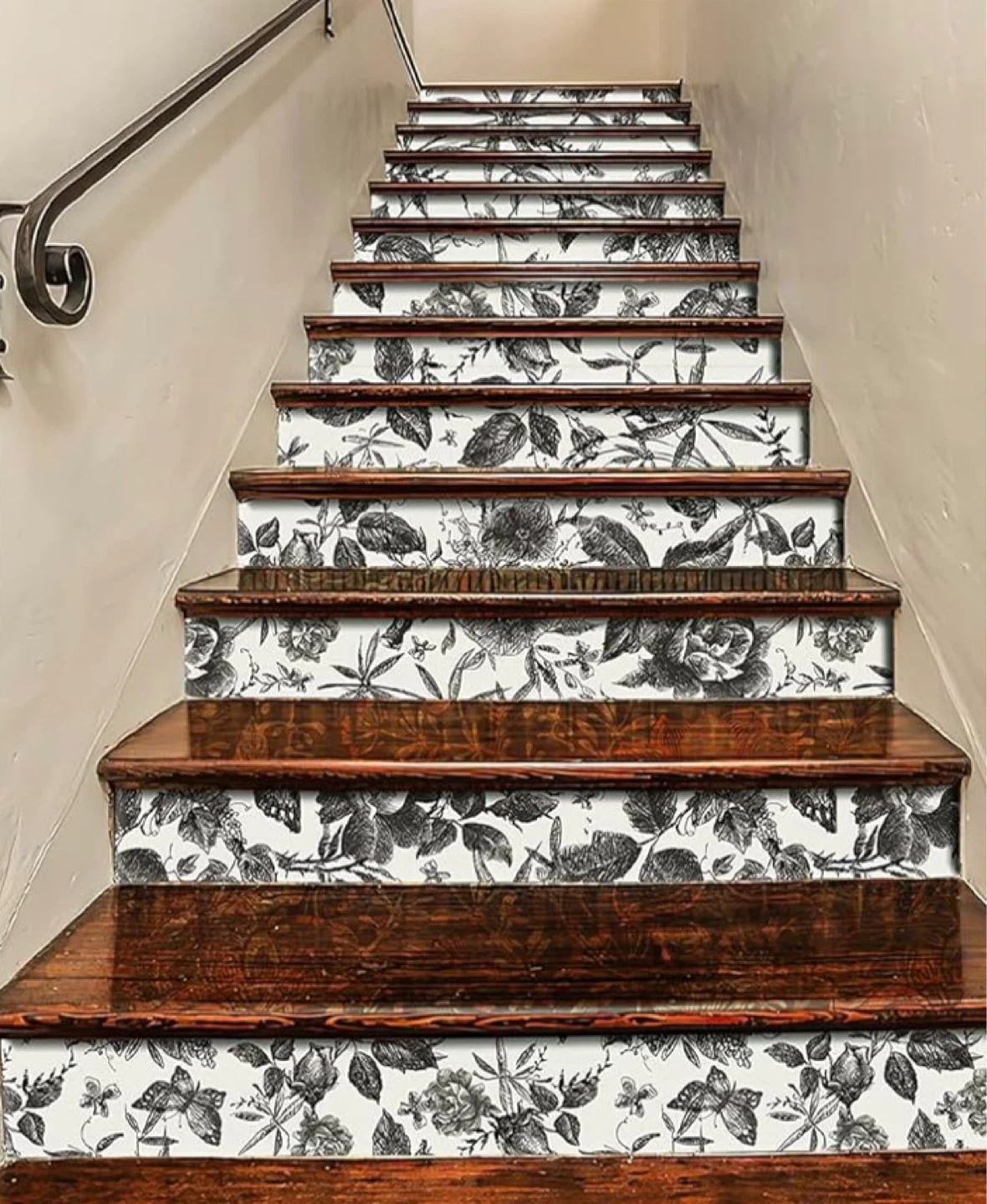 New stairs in one hour with peel & stick rolls - photo 3