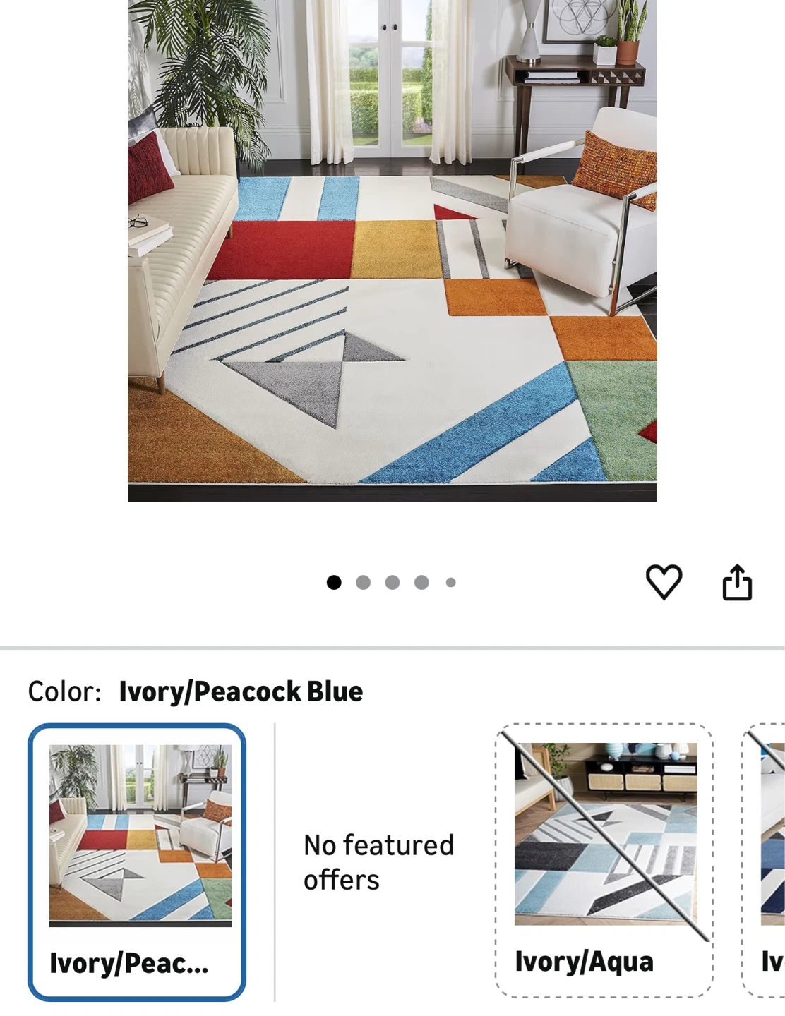 Safavieh Hollywood Geometric Area Rug - 10' x 10' - photo 4