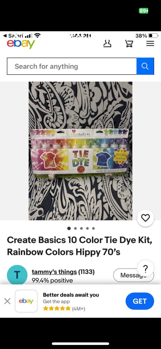 Tie dye kit