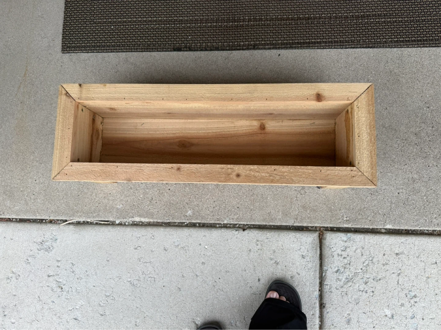 Table top cedar planter - photo 2