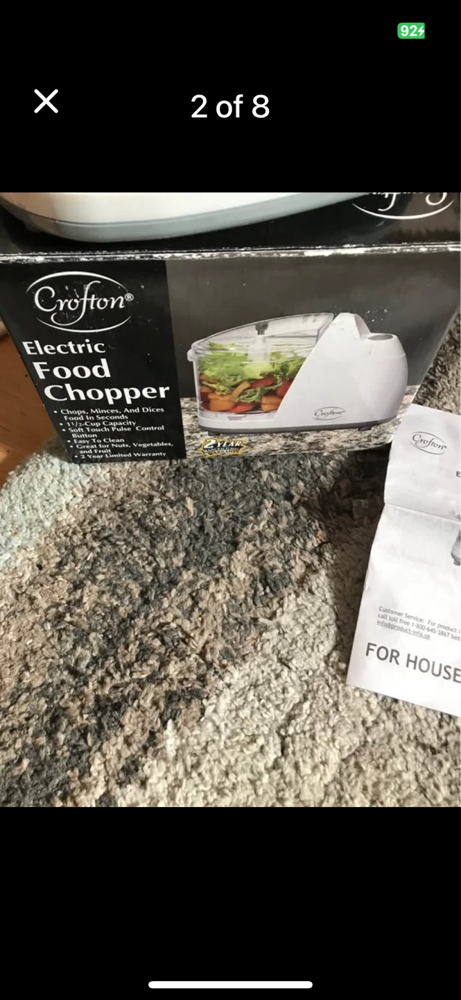 Electric food chopper - photo 2
