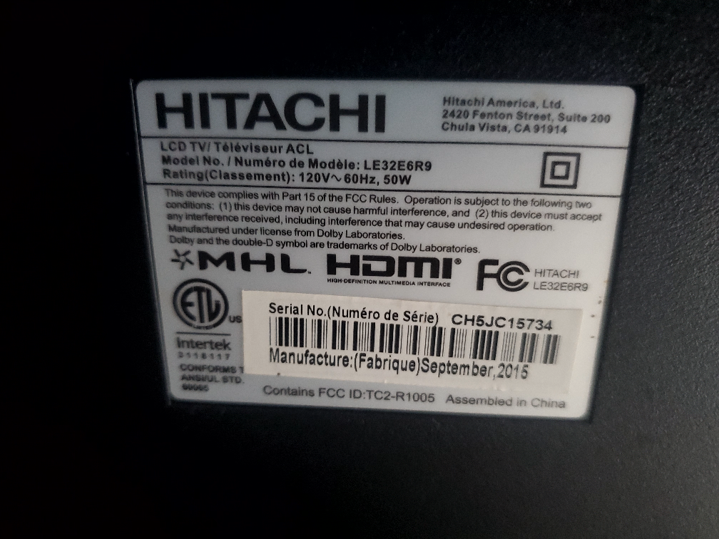 Hitachi LCD TV - photo 2