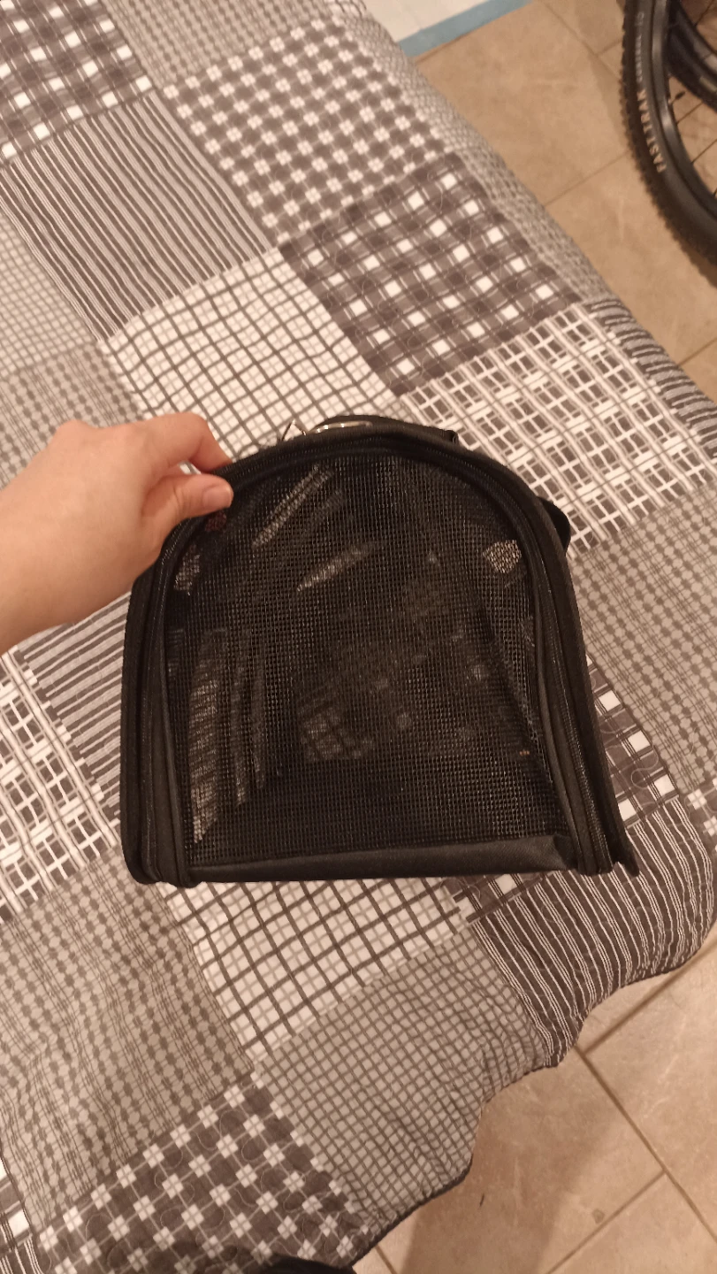 Black Pet Carrier Bag - photo 2