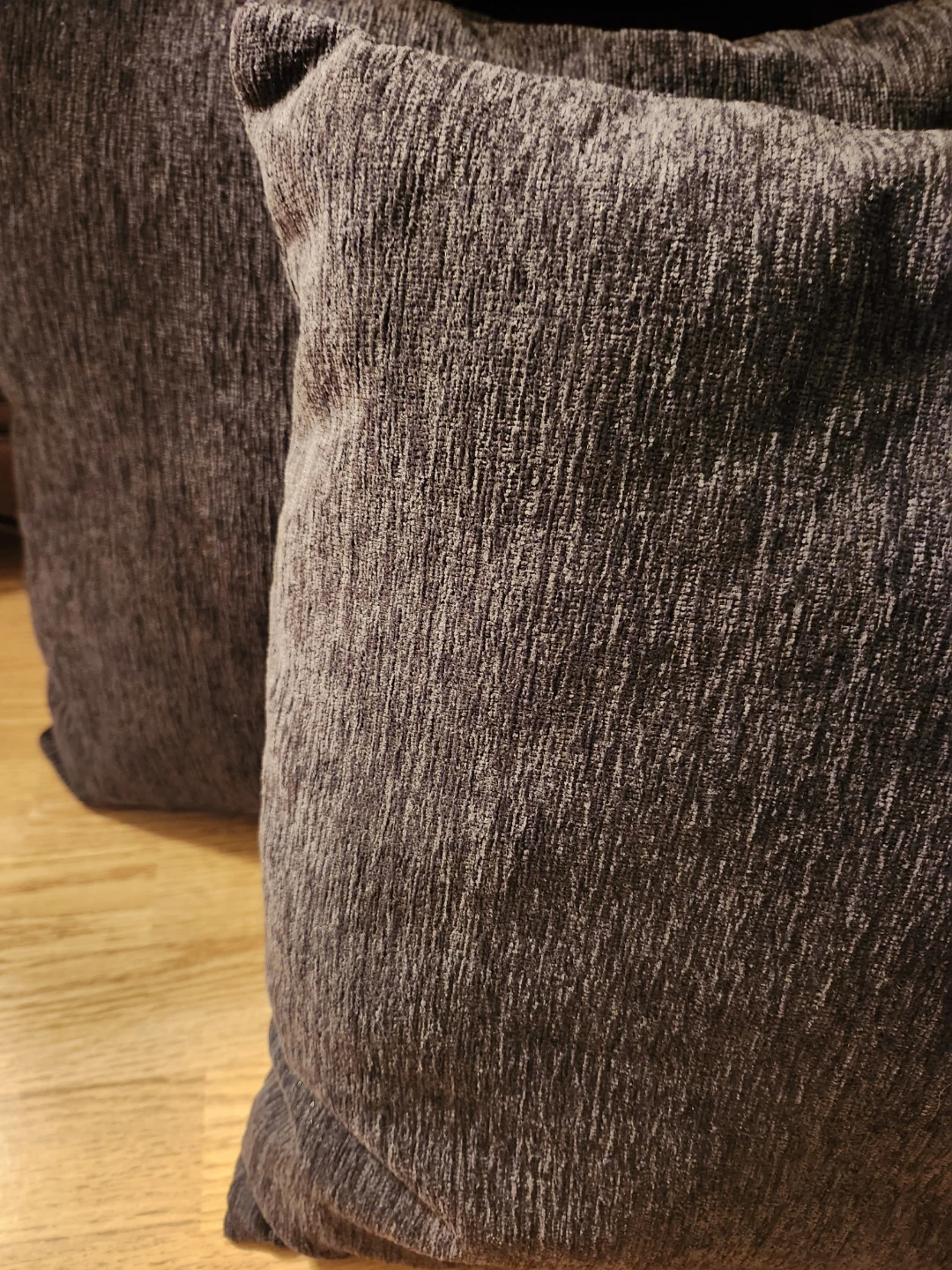 Set Of (2)  Grey Throw Pillows - photo 2