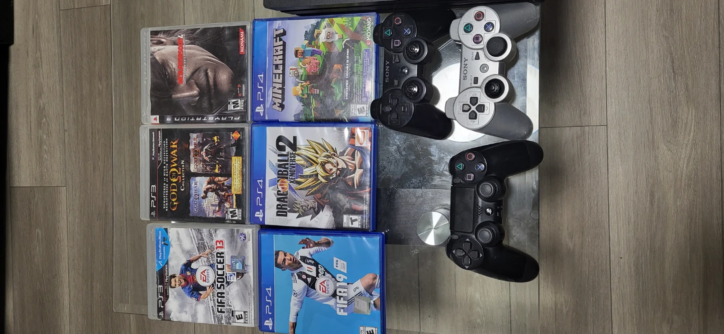 PlayStation 4 Pro, PS3, Controllers & Games Bundle - photo 2