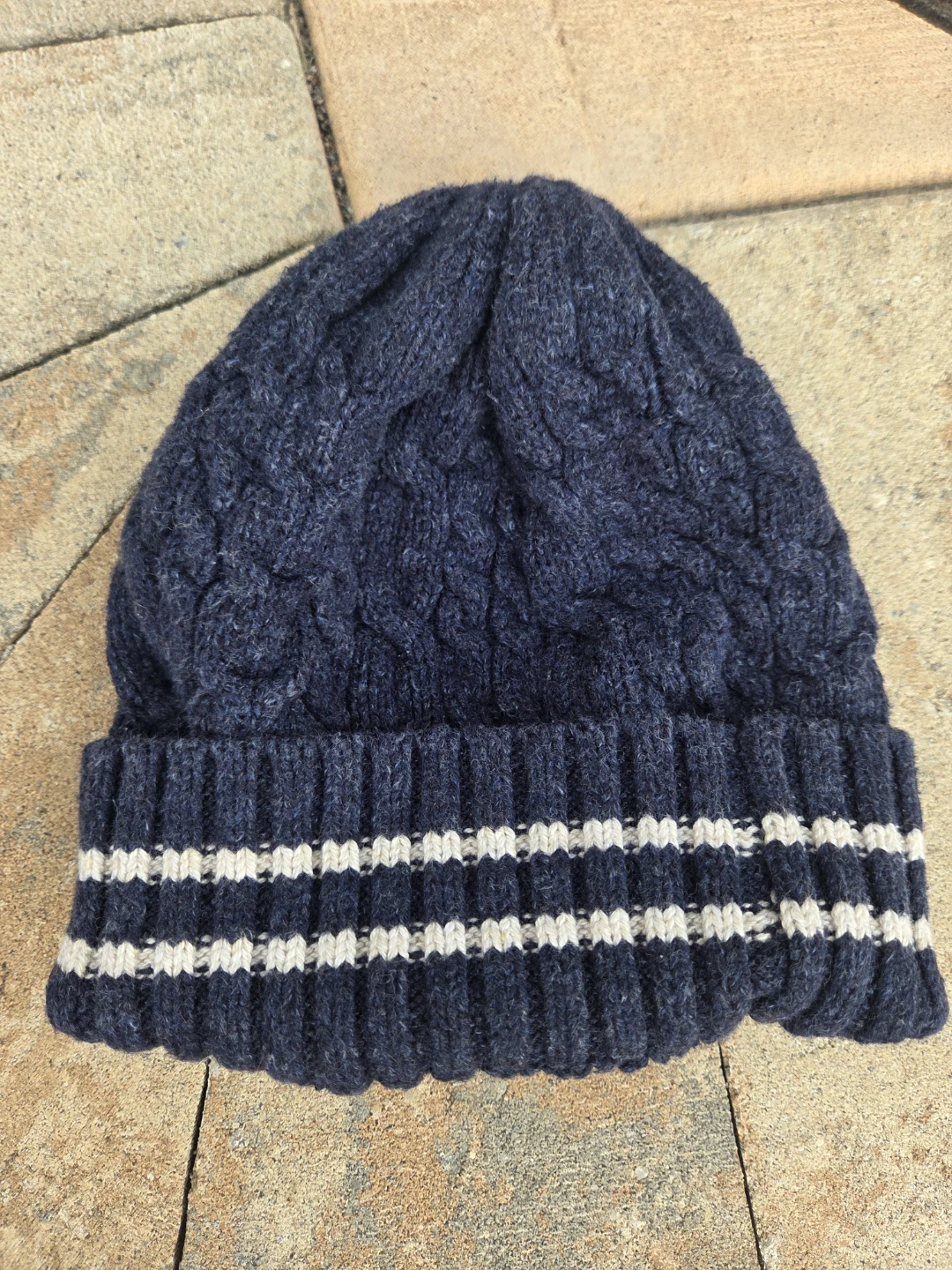 Gap Kids Blue Cable Knit Beanie L/XL - photo 2