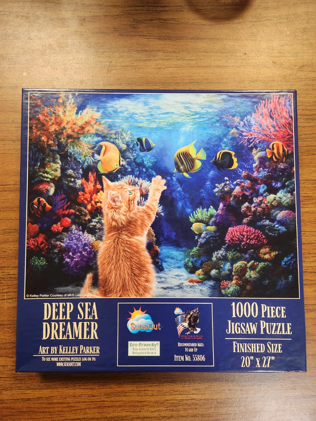 Cat Aquarium 1000 Piece Jigsaw Puzzle