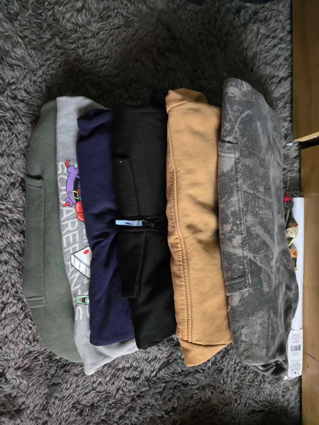 Bundle of 5 boys hoodies and a fleece zip-up