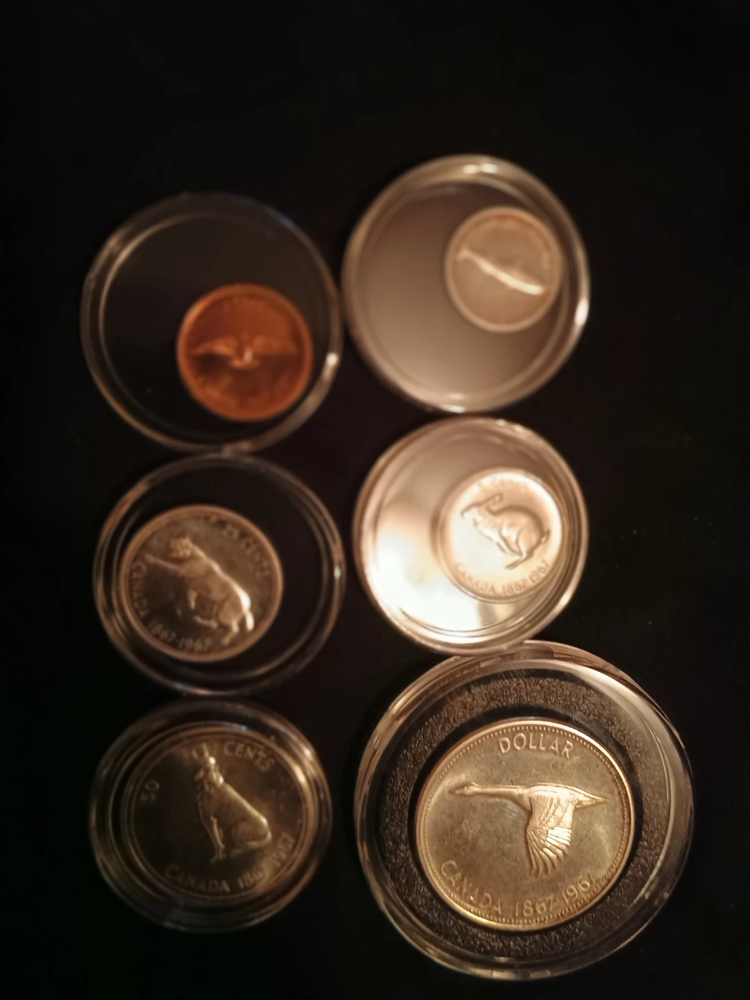 Canadian Coin Collection 1867-1967( silver coins) - photo 4