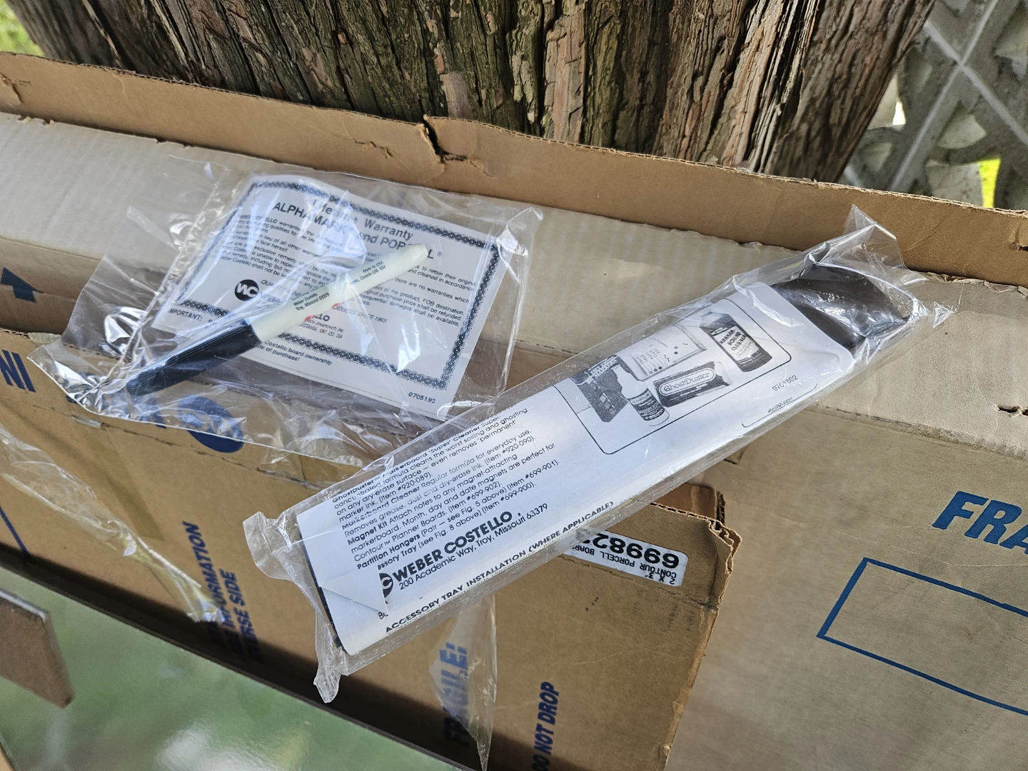 WEBER COSTELLO Ghost Duster Dry Erase Board and Accessories - photo 5