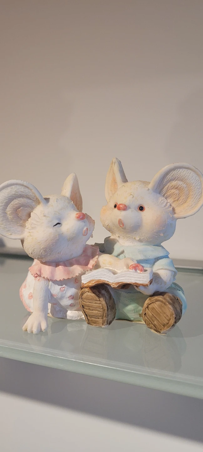 New Adorable Mouse Couple Figurine (set of 4) - photo 5