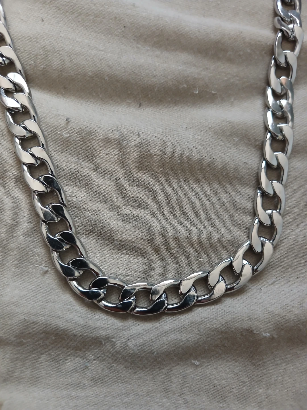 Stainless Steel Cuban Chain Link Necklace - photo 4