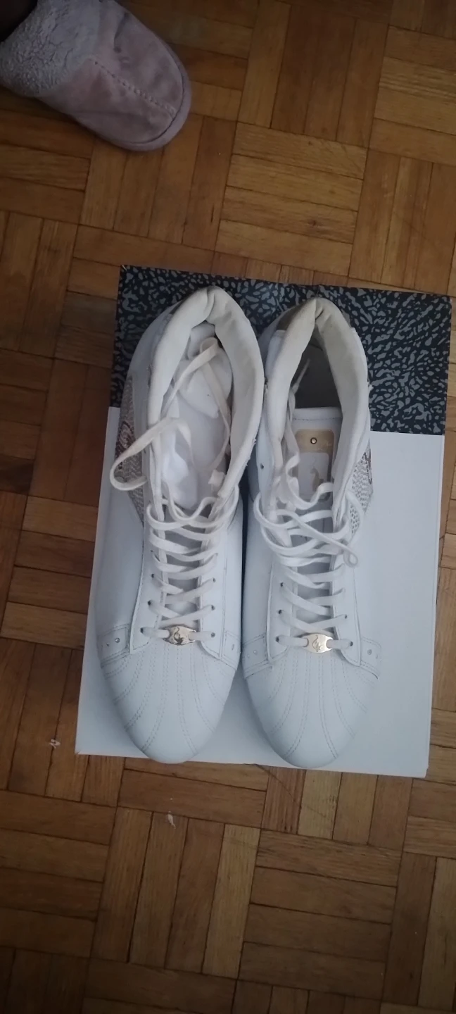 White High-Top Sneakers - photo 3