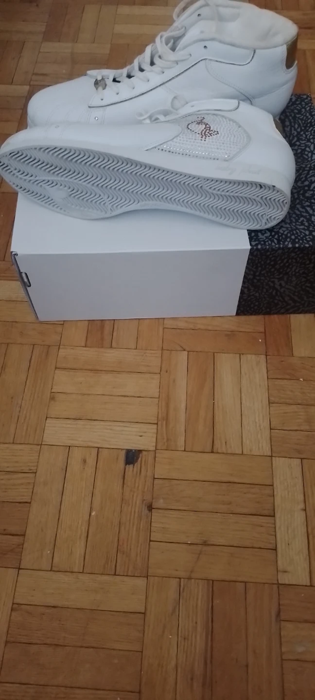 White High-Top Sneakers - photo 4
