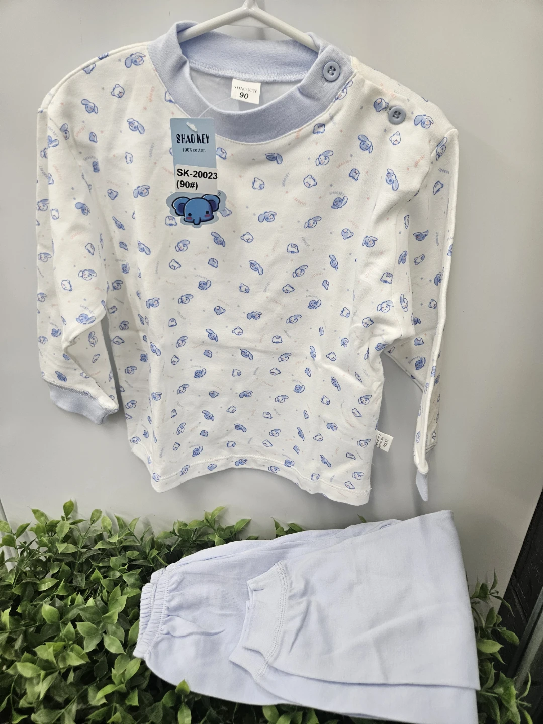 New 2T 100% Cotton Baby Pajamas Elephant Print