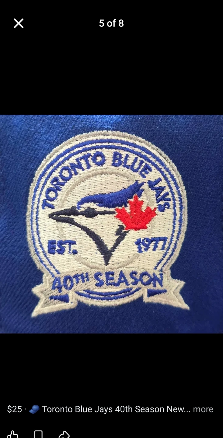 Toronto Blue Jays 40th Season Baseball Cap - photo 5