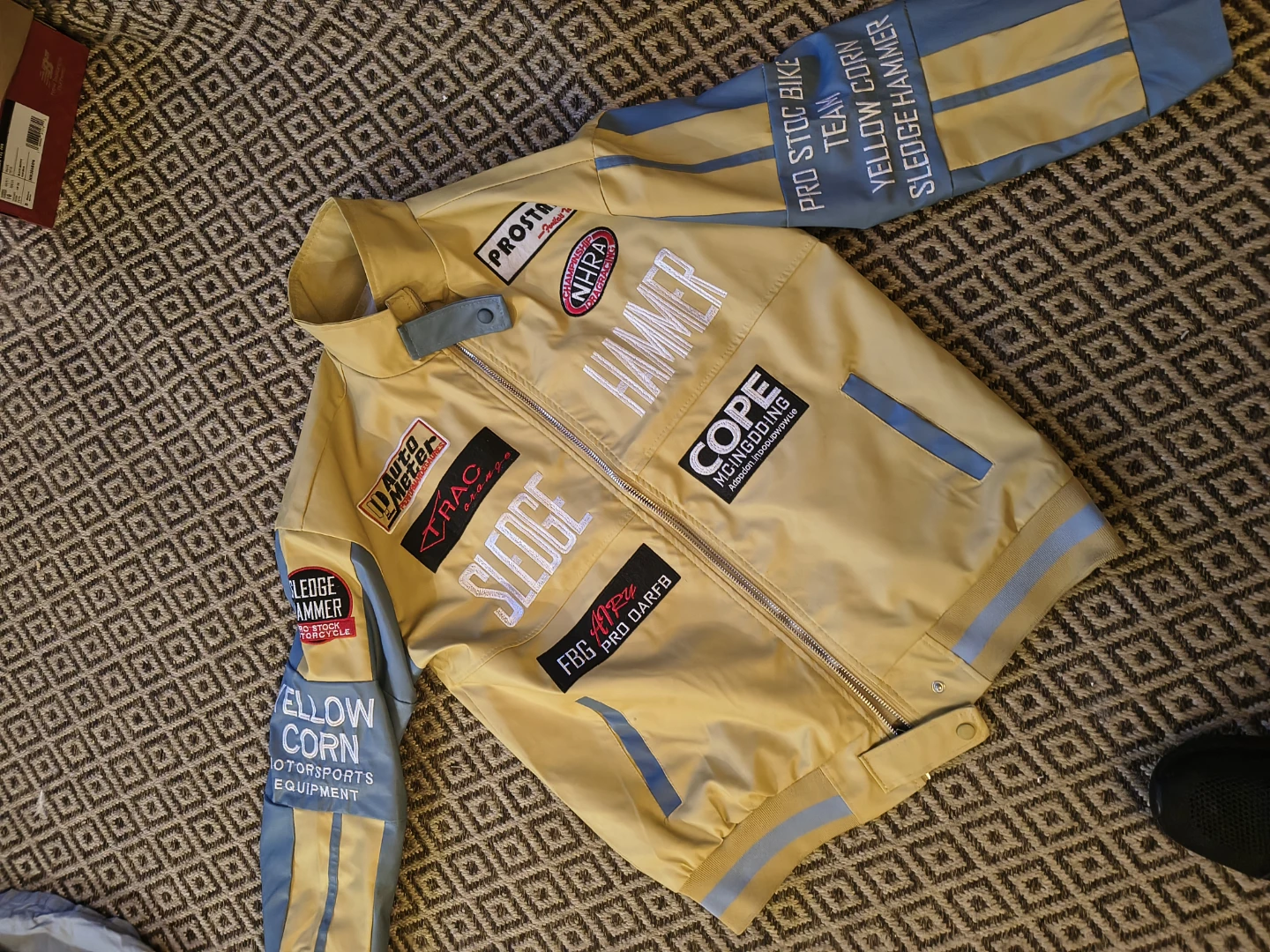 Yellow Sledge Hammer Motorsports Jacket