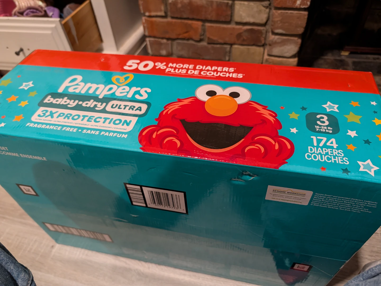 Pampers Baby-Dry Ultra Size 3 Diapers (174 count) NEW