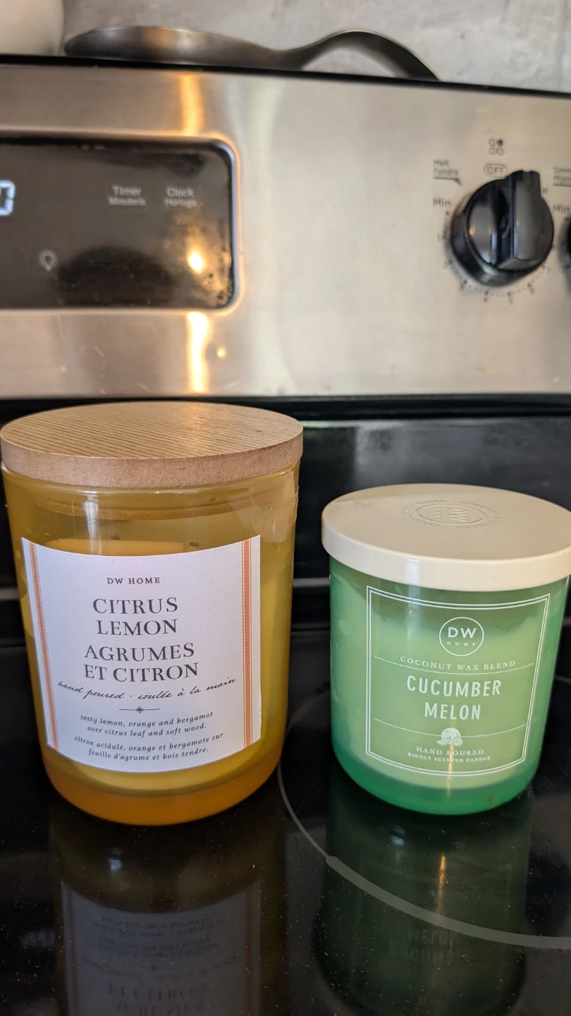 DW Home Citrus Lemon & Cucumber Melon Candles