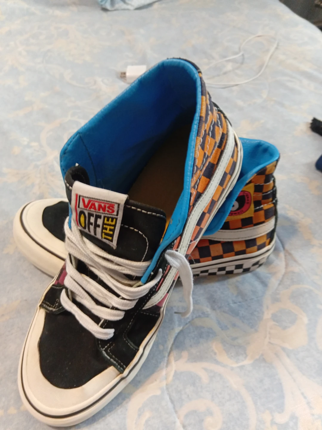 Vans Off The Wall Sk8-Hi Hawaii Skate Shoes - photo 3