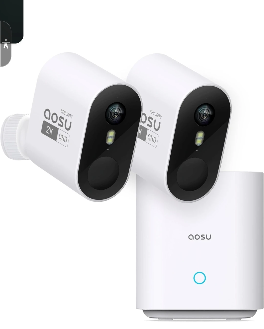 Aosu WirelessCam Pro Systems 2K QHD Security Cameras - photo 2