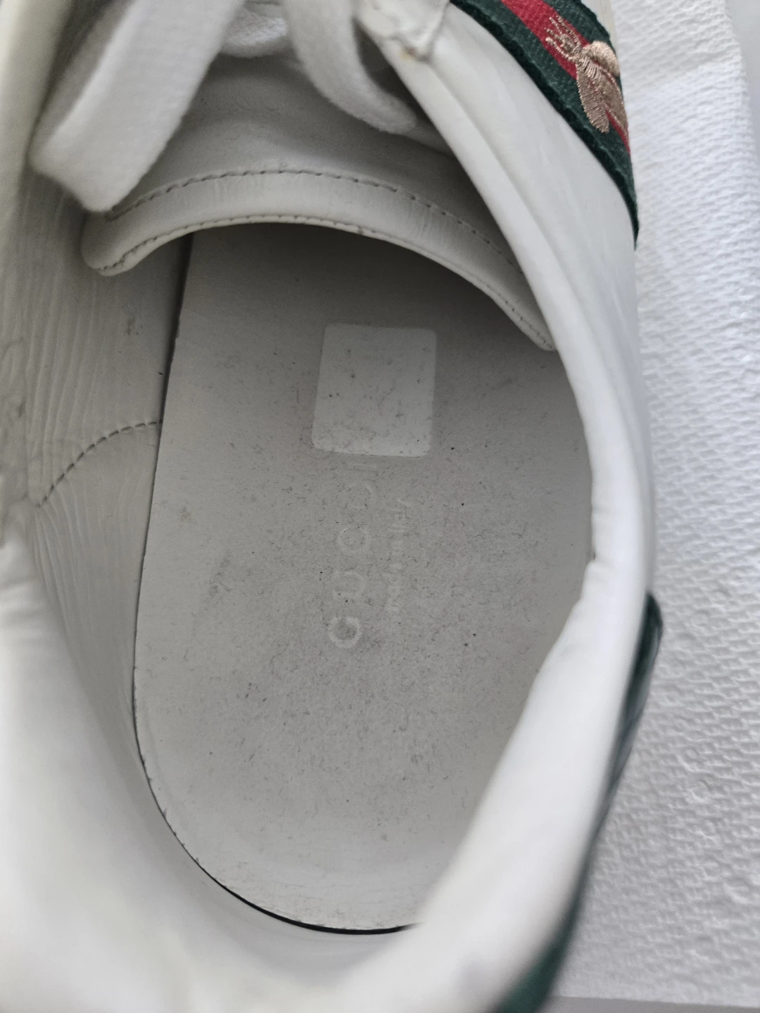Gucci Ace Embroidered Sneakers women size 8.5 - photo 4