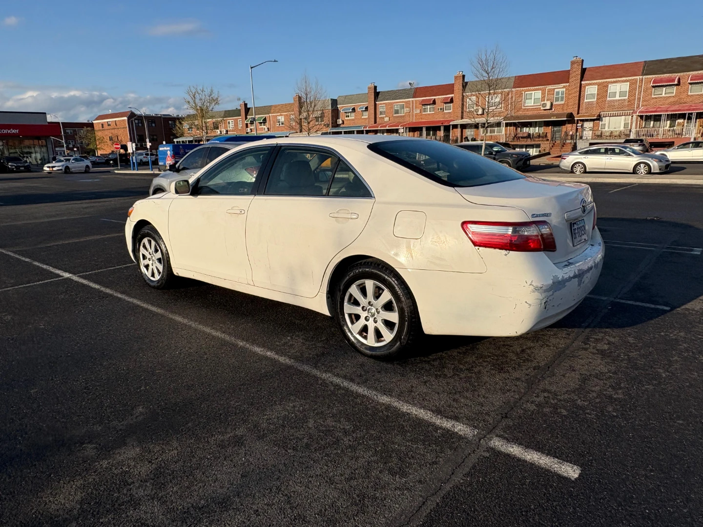 White Toyota Camry 2007  LE Sedan - photo 5
