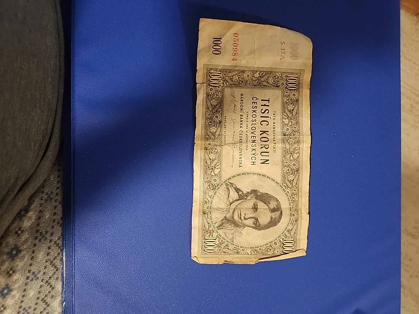 1000 & 100 Korun Czechoslovak banknotes - photo 3