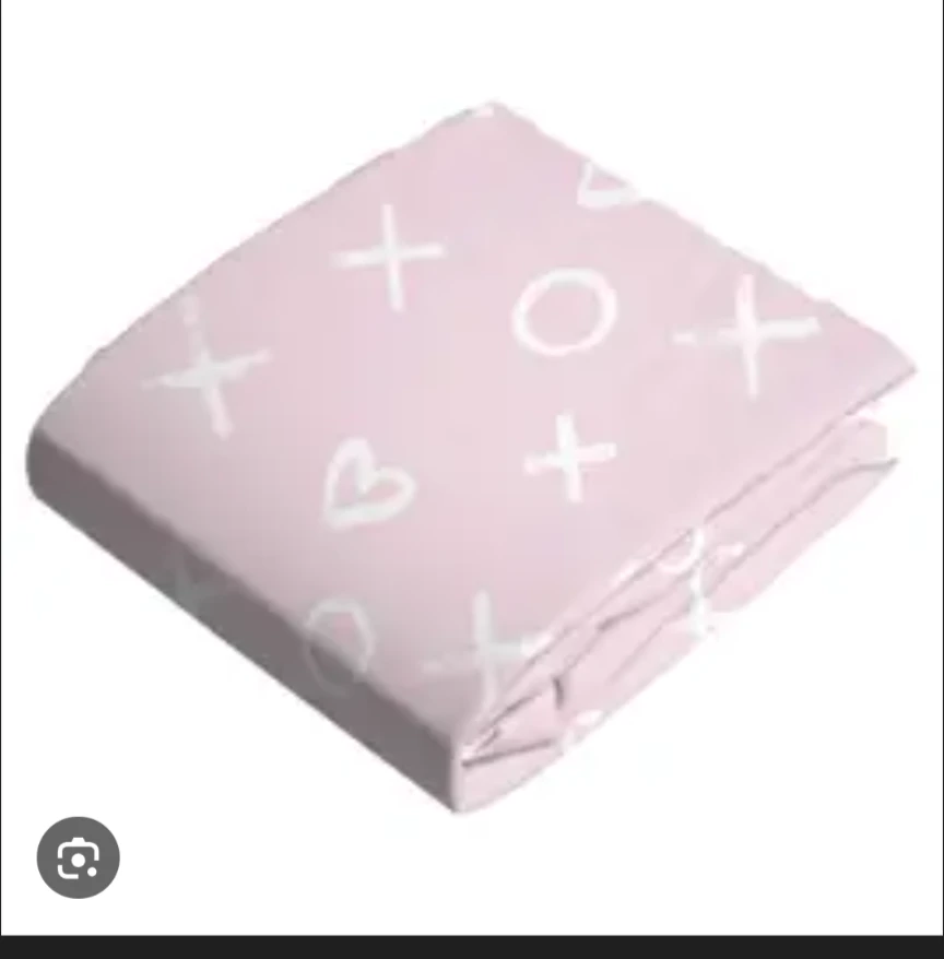 Kushies Bassinet Sheet - Pink XO's
