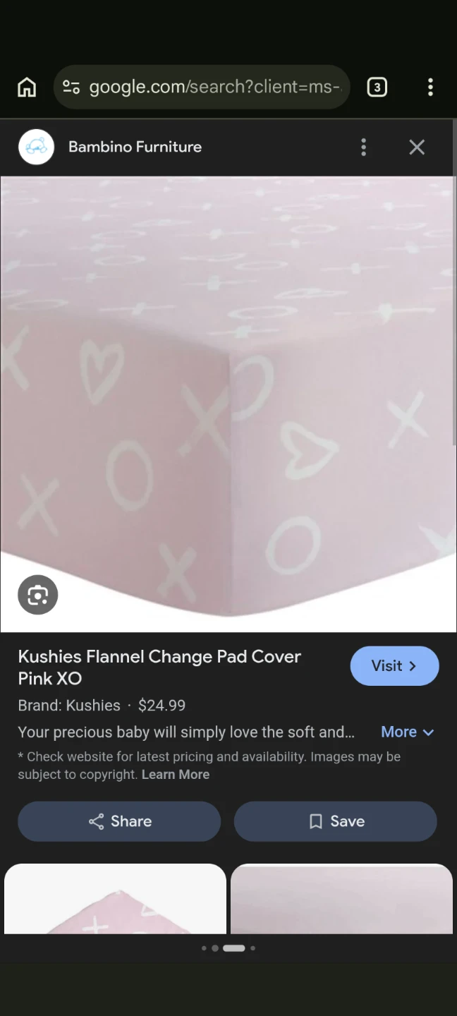 Kushies Bassinet Sheet - Pink XO's - photo 4