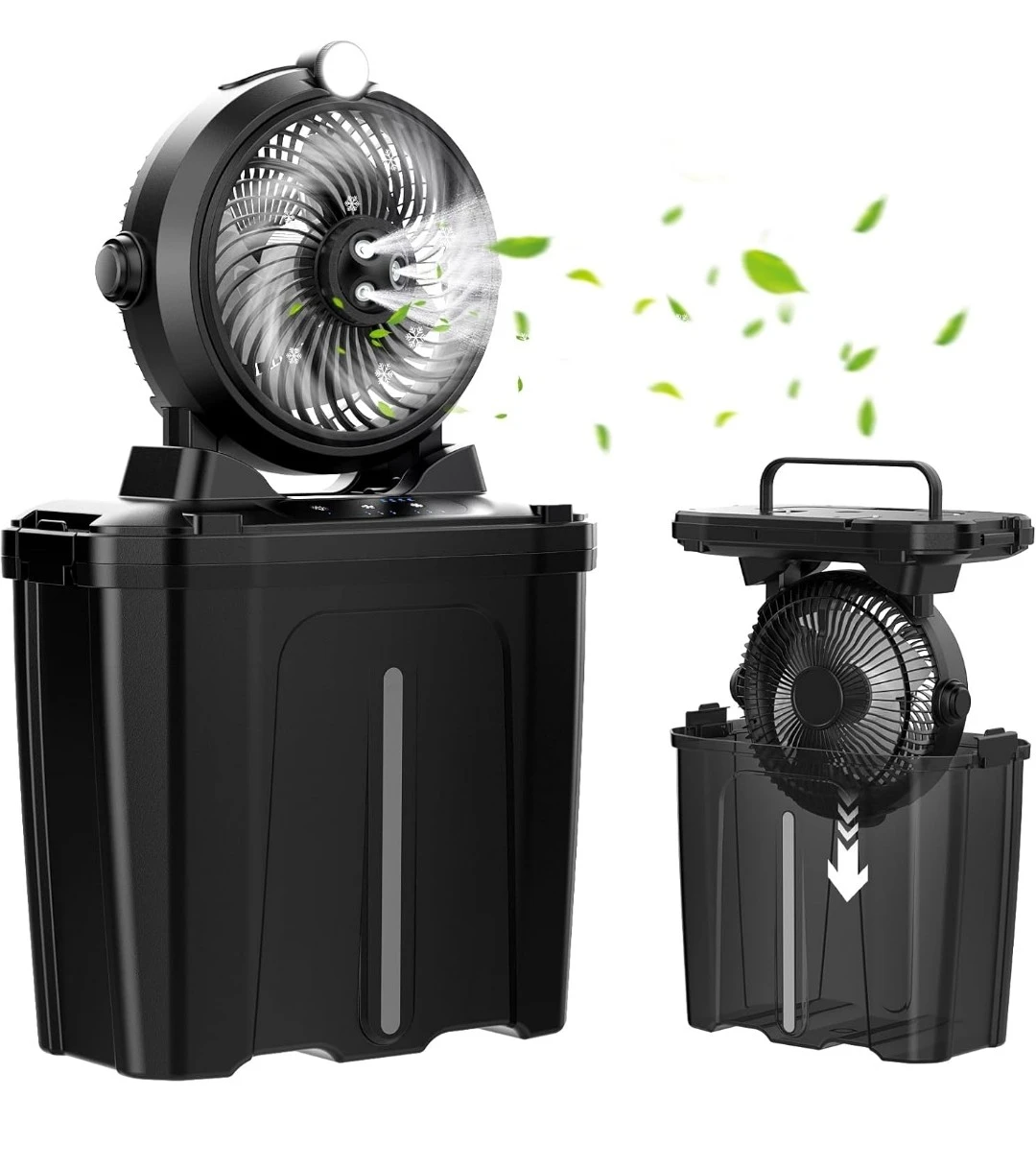 4-in-1 Portable Misting Fan with 20000mAh Battery - photo 3