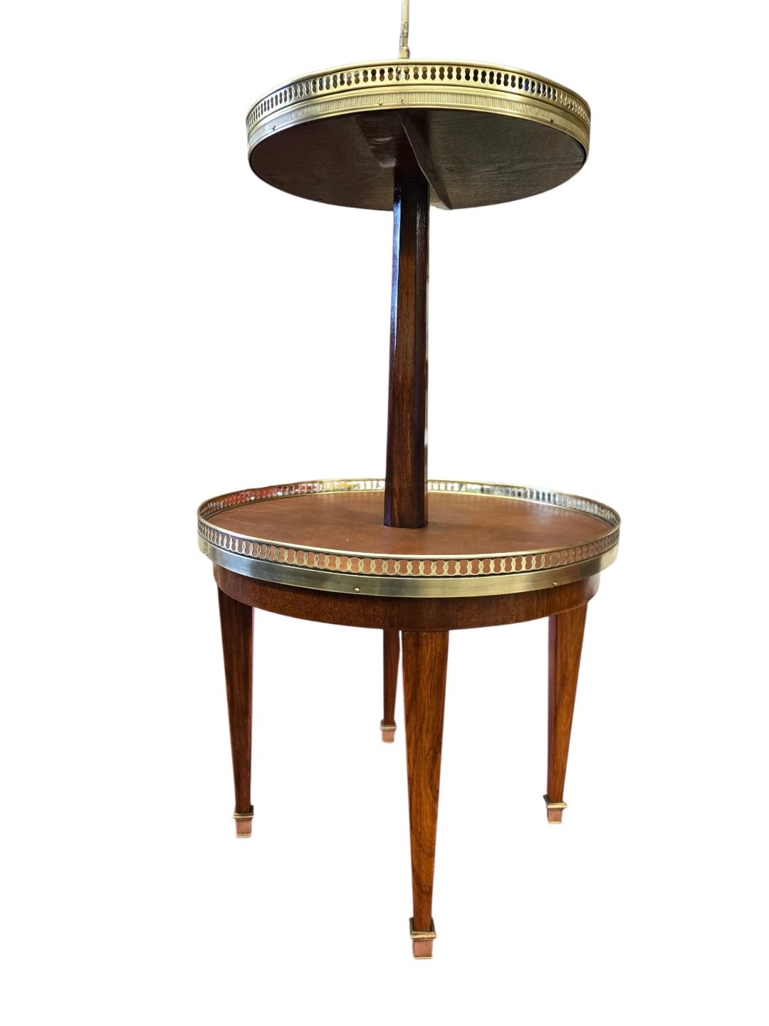 Two-Tiered Side Table with Terrazzo Top - photo 4