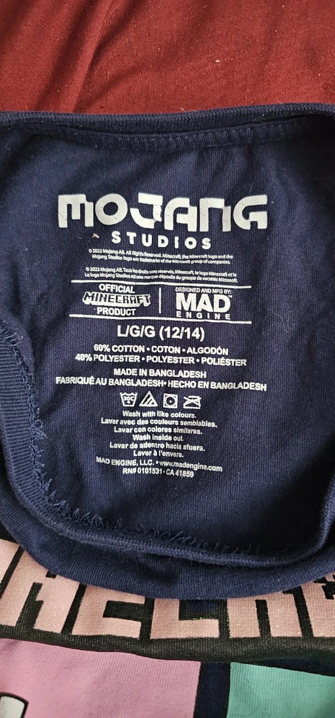 Minecraft T-Shirt - L/G (12/14)
