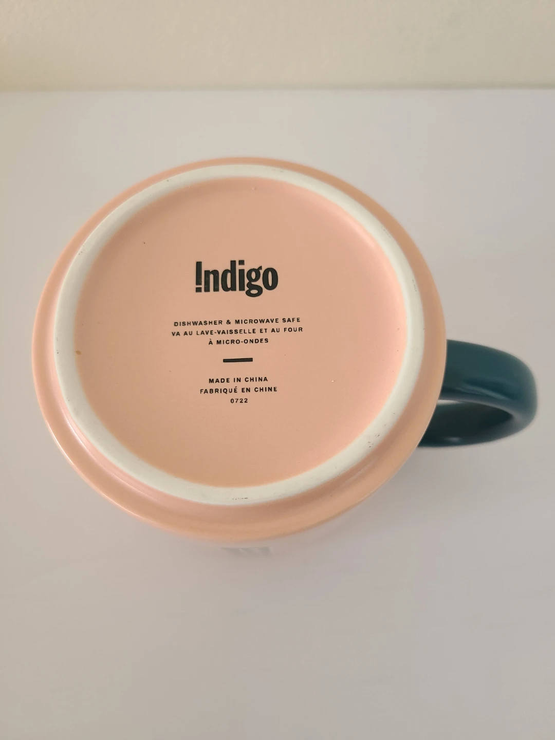 Indigo OUI Monogram "I" Mug ☕️ 🌱 - photo 3