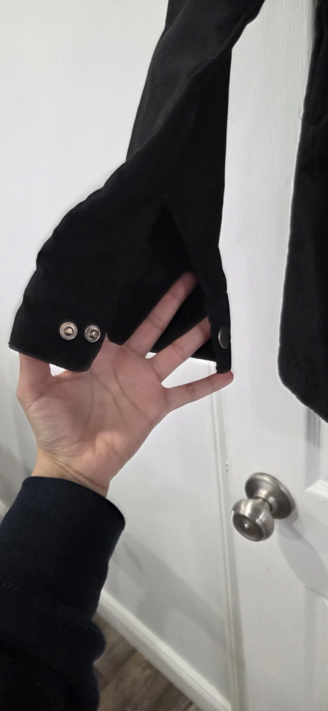 Black Anorak  Spring Jacket with Hood - photo 4