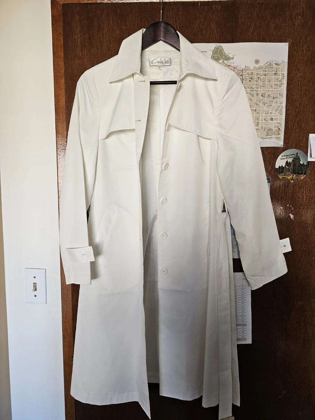 White Trench Coat