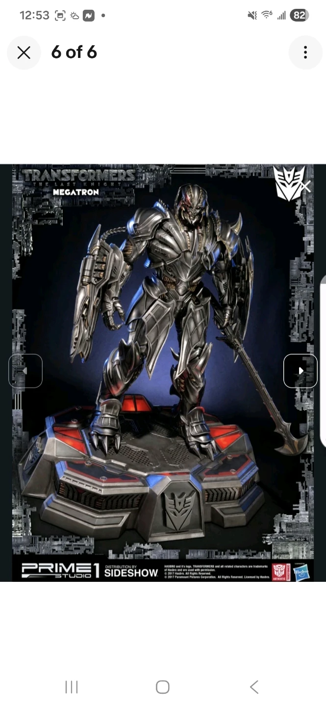 Prime 1 Studio Sideshow Transformers Megatron Statue
