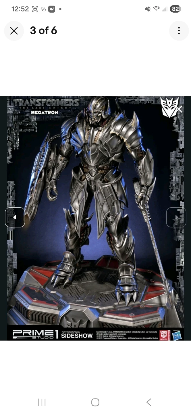 Prime 1 Studio Sideshow Transformers Megatron Statue - photo 4