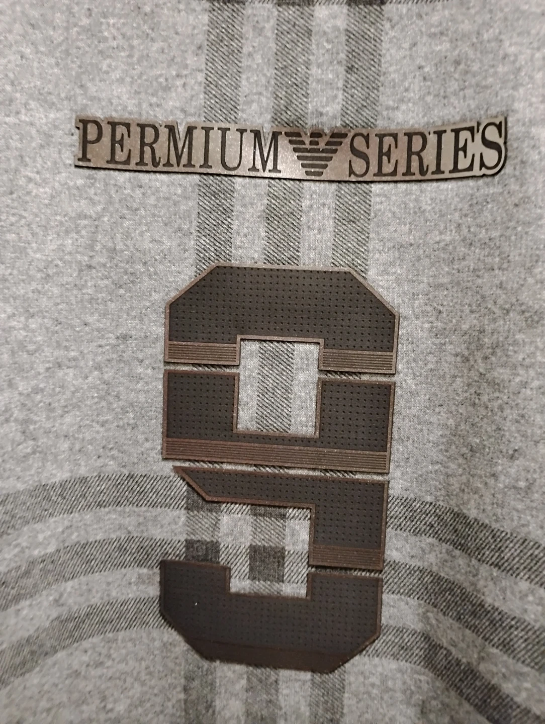 5x xl Men's LUSTRE Grey Plaid Crewneck Sweatshirt - photo 2