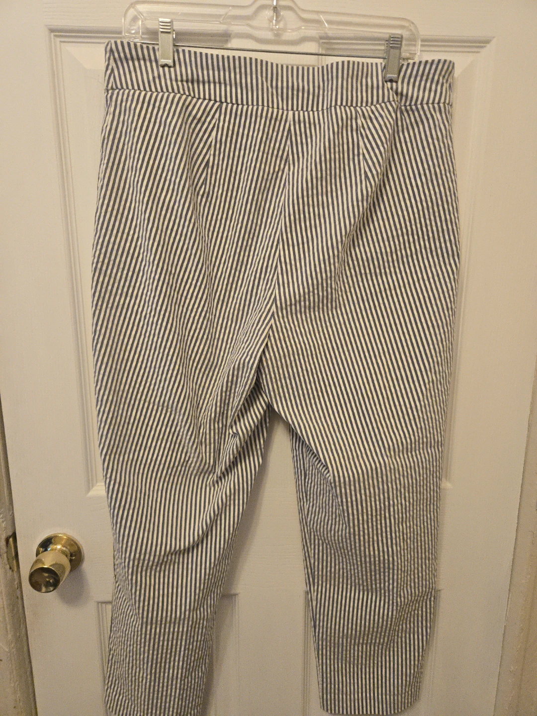 JNY Jones New York Seersucker Striped Pants Women's 14W - photo 4