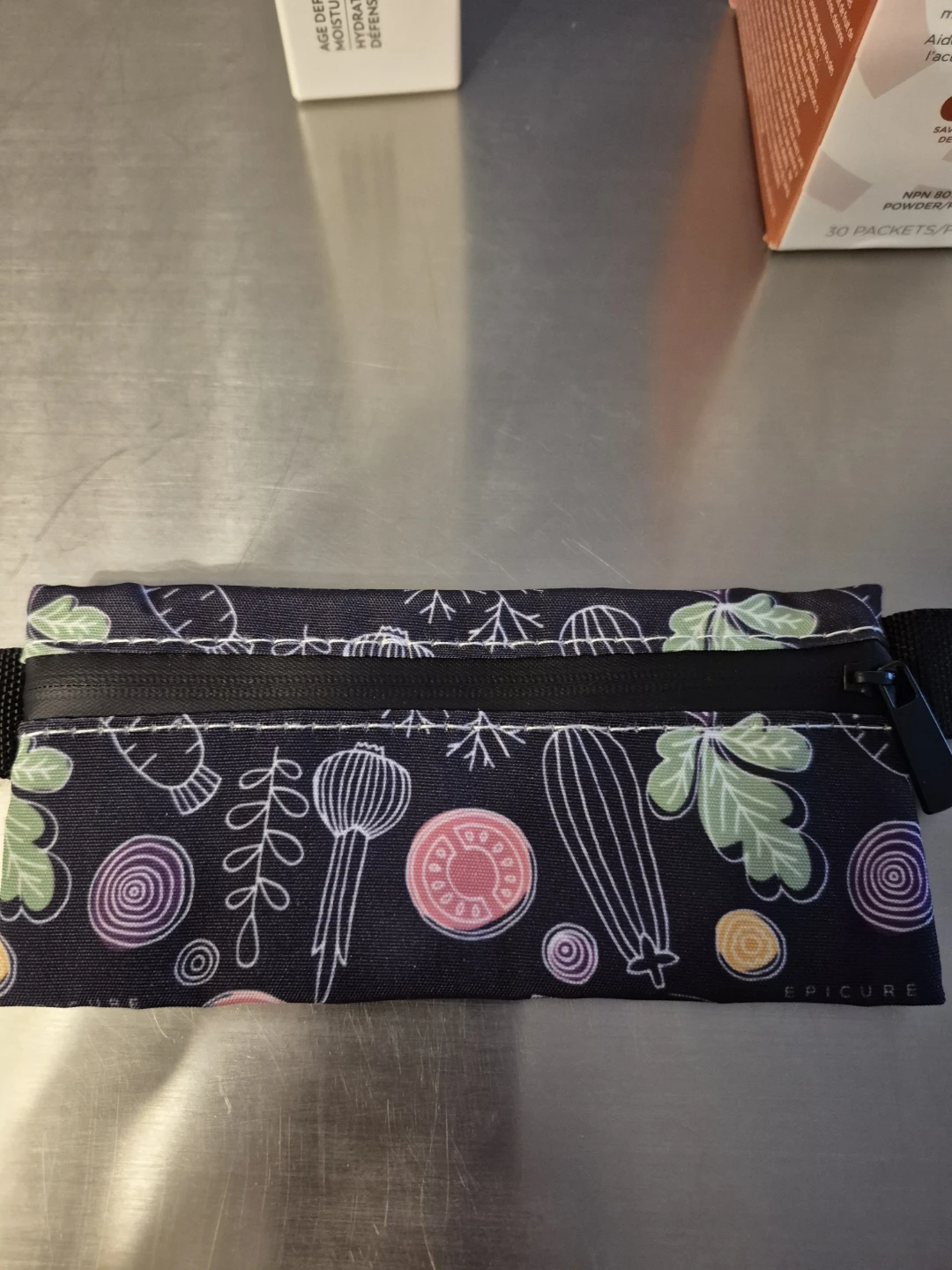 Epicure Zippered Pouches Set of 2 each L, M ,S
