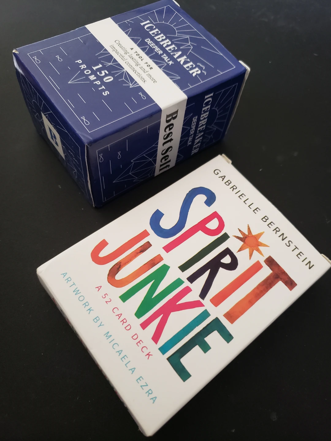 Spirit Junkie 52 Card Deck & Icebreaker Deeper Talk Prompts
