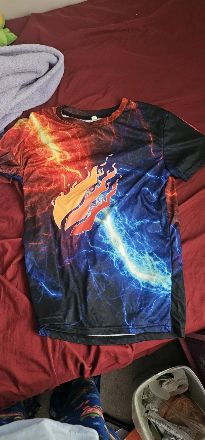 Preston playz Flames T-Shirt - photo 3