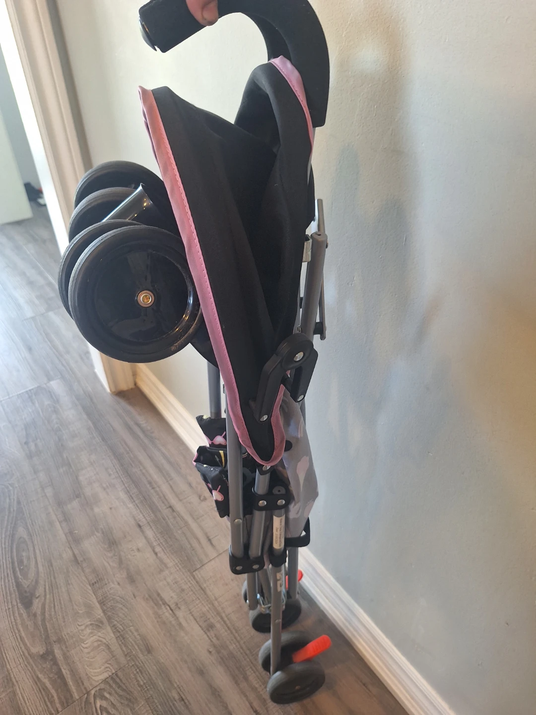 Umbrella Stroller Pink Flamingo Print - photo 4