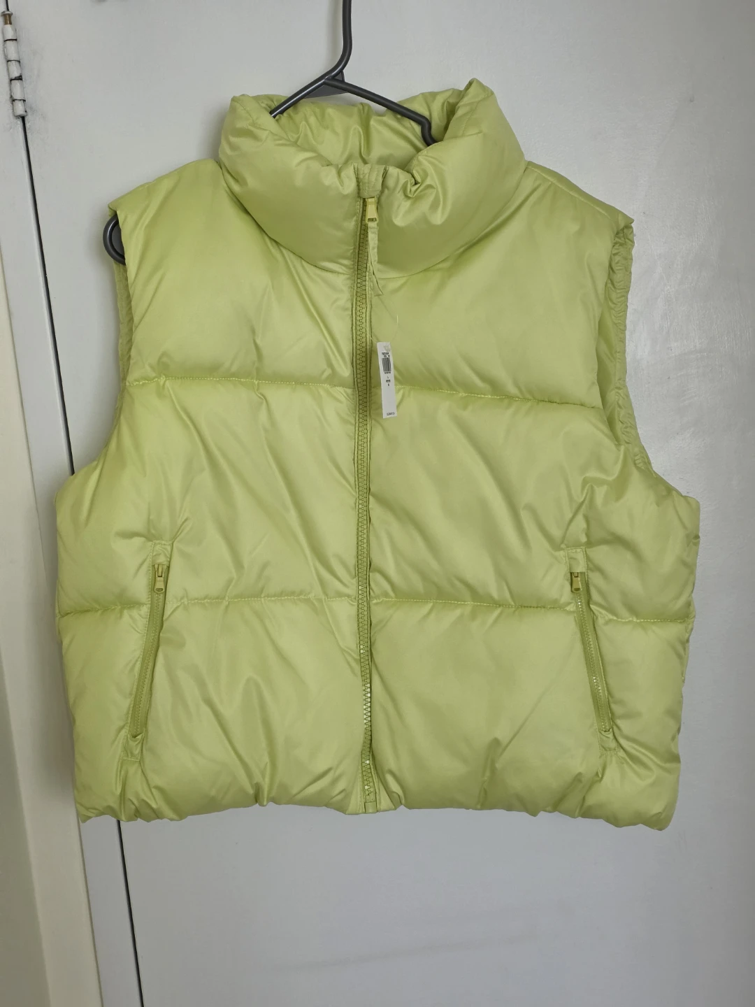 New tagged Puffer Vest - Lime Green - Size L - photo 5
