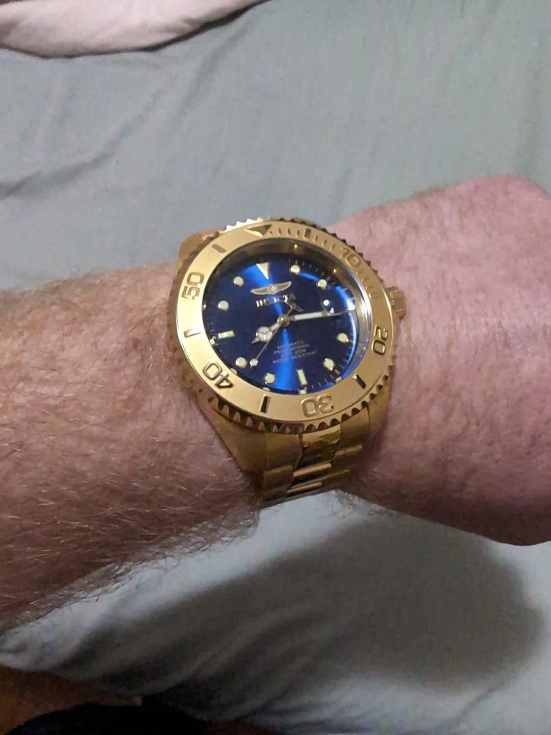 Invicta Pro Diver Gold-Tone Automatic Watch