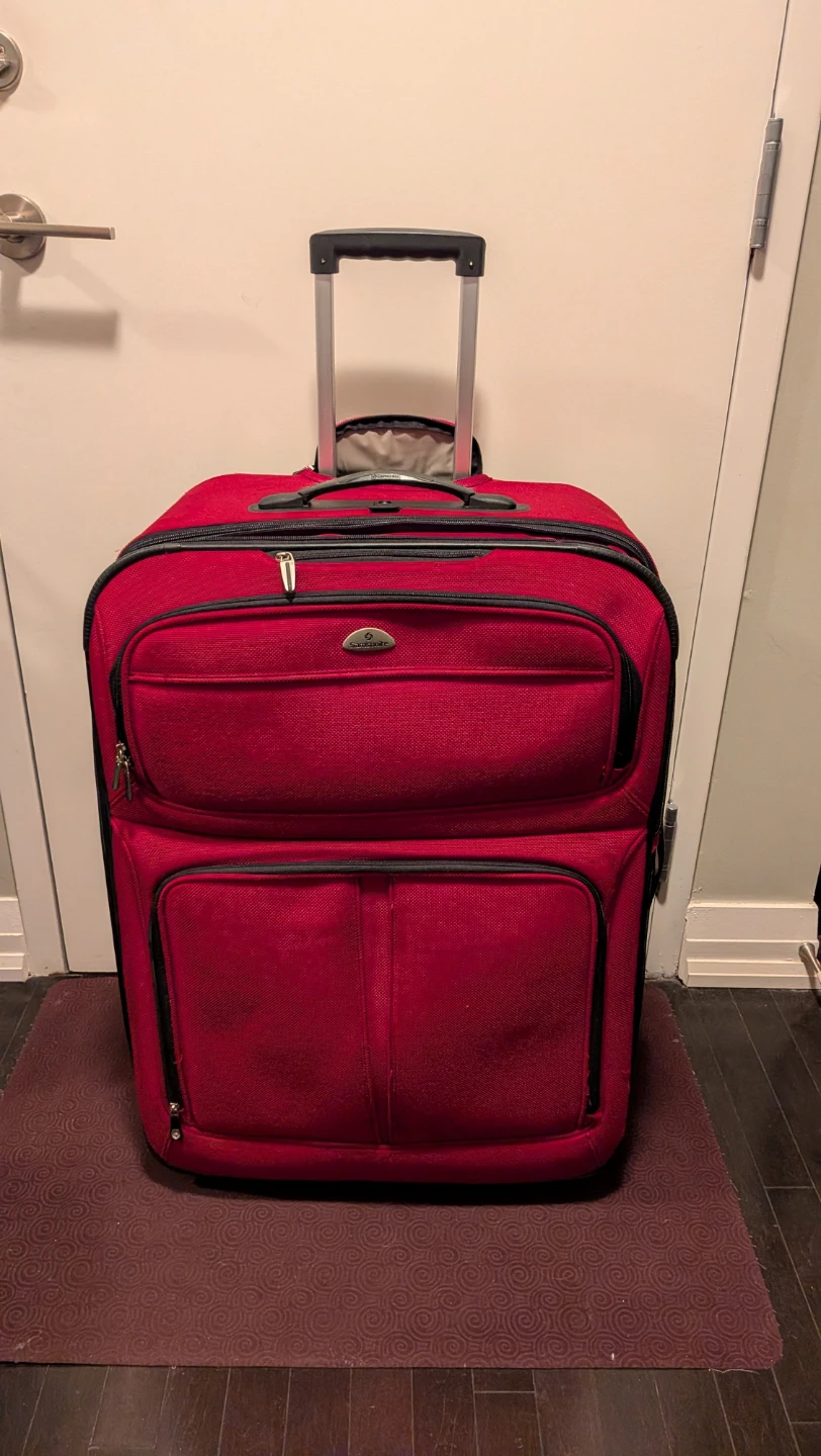 Samsonite Red Luggage Large