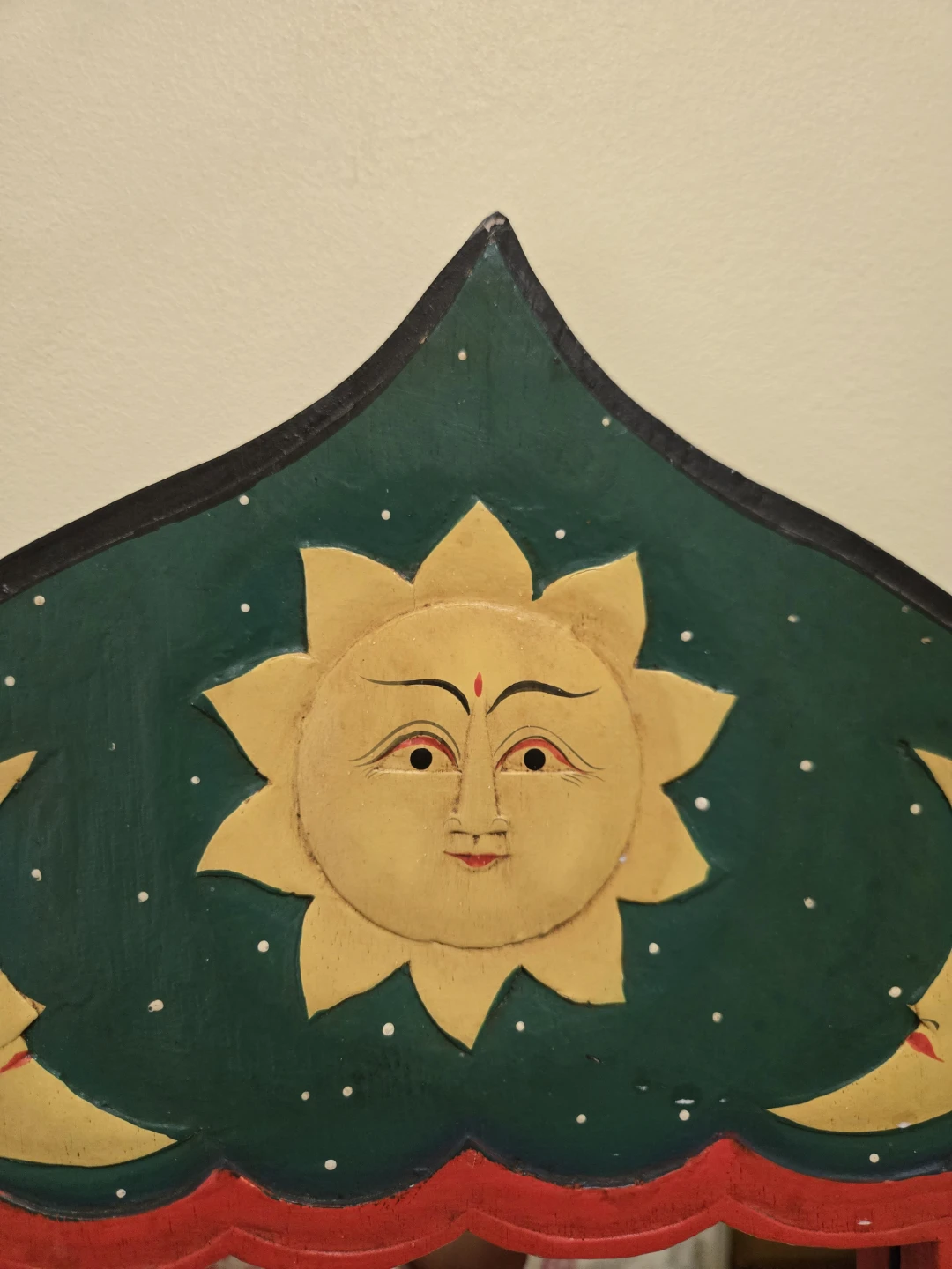 Decorative Framed Sun and Moon Mirror - photo 2