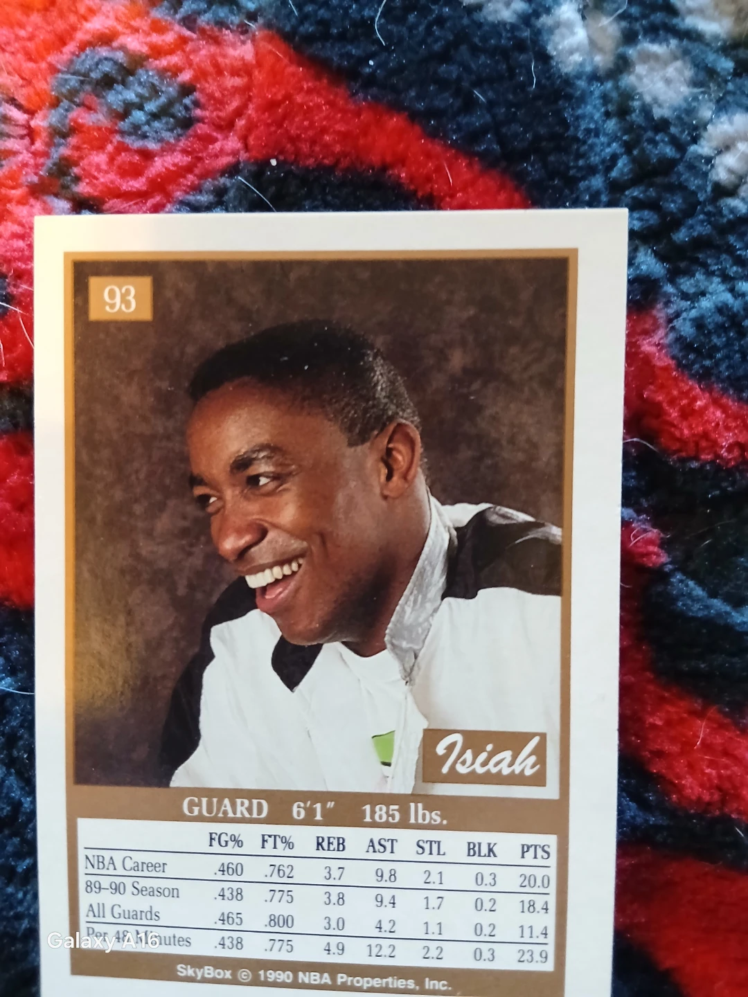 1990 Skybox Isiah Thomas Basketball Card - photo 2